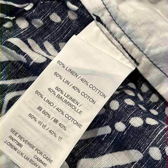 J Crew linen Blend Jumpsuit 4 - Picture 12 of 13